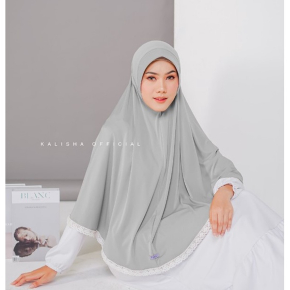 Jilbab Syari Renda Jasmine Geblus I Jilbab Instan Jersey Premium Renda By Kalisha