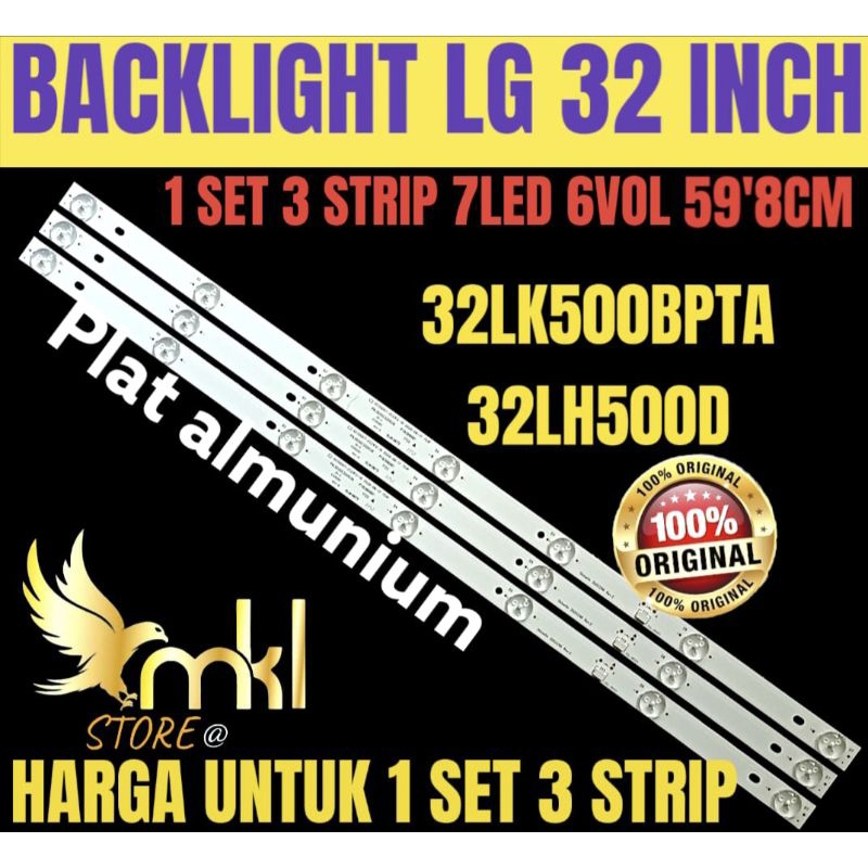 BACKLIGHT TV LED LG 32LK500BPTA 32LJ500D BACKLIGHT TV 32" INCH