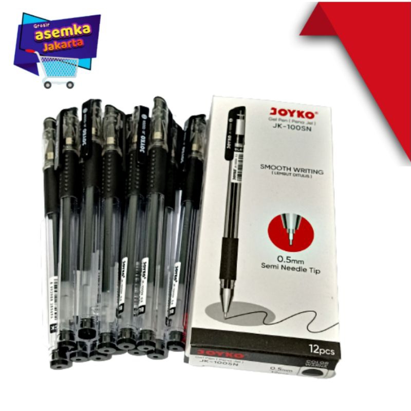 Bolpen Pulpen Gel Joyko JK-100SN 12pcs