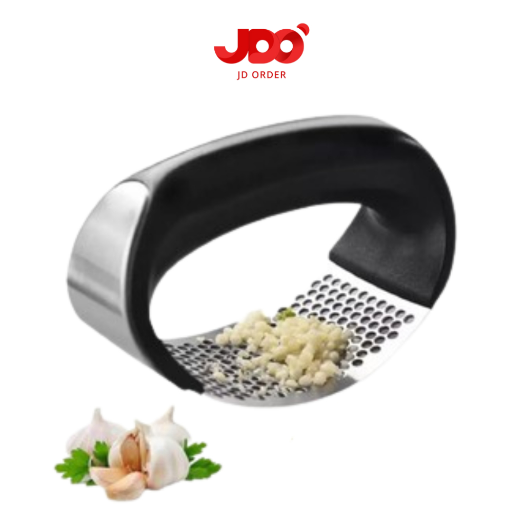 Garlic Press Stainless Alat Penggerus Bawang Putih Bumbu Dapur