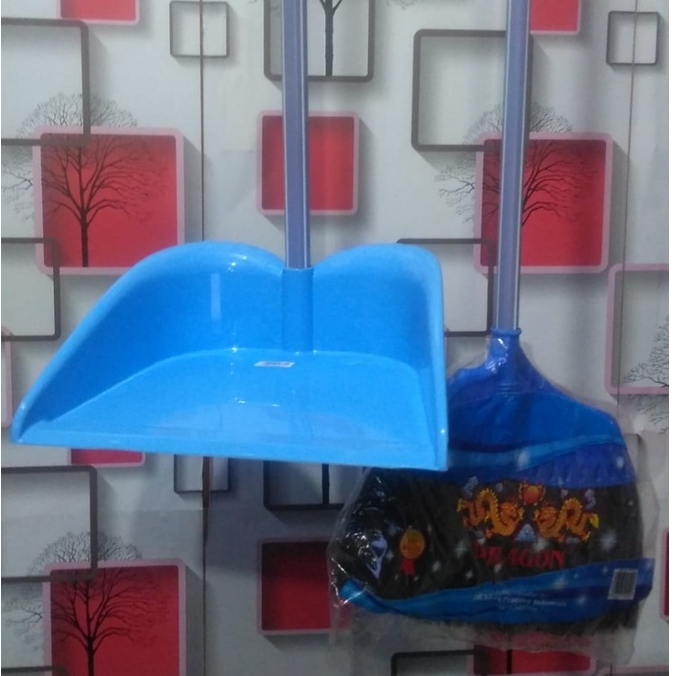 COD PAKET HEMAT SAPU DRAGON DAN SEROKAN SAMPAH DRAGON/ HARGA SATU SET SAPU DRAGON DAN SEROKAN SAMPAH