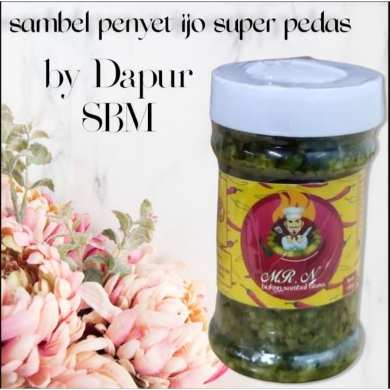 

Sambal penyet ijo super pedas