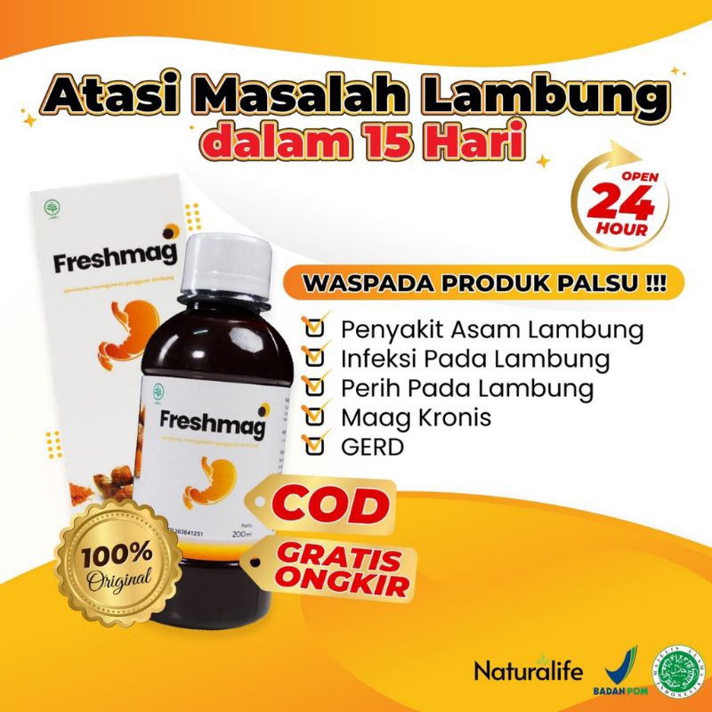Freshmag atasi masalah lambung original