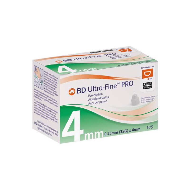 BD ULTRA FINE 4MM JARUM INSULIN (HIJAU) 10 PCS BD MICRO FINE BD MICROFINE #AMG