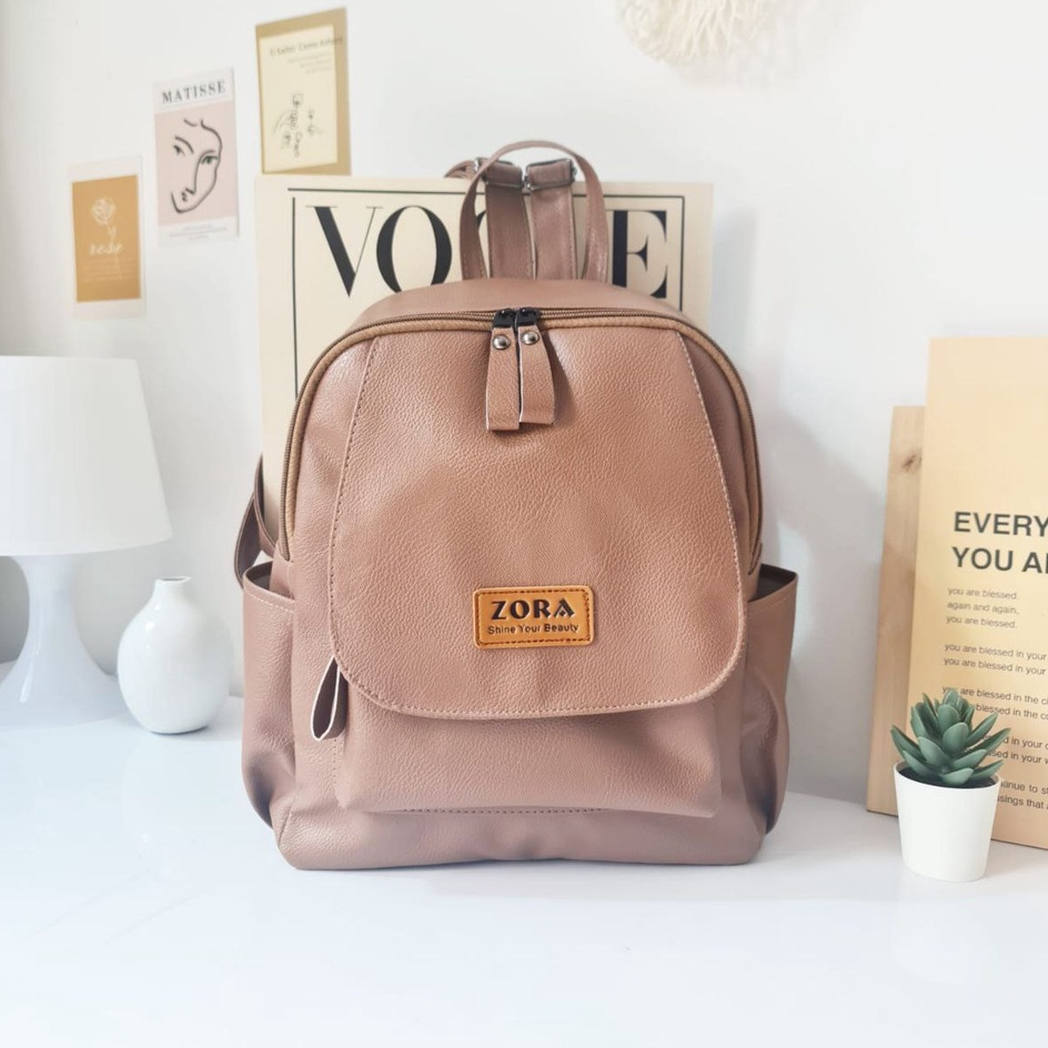 ZORA - Bronze - Tas Ransel Wanita
