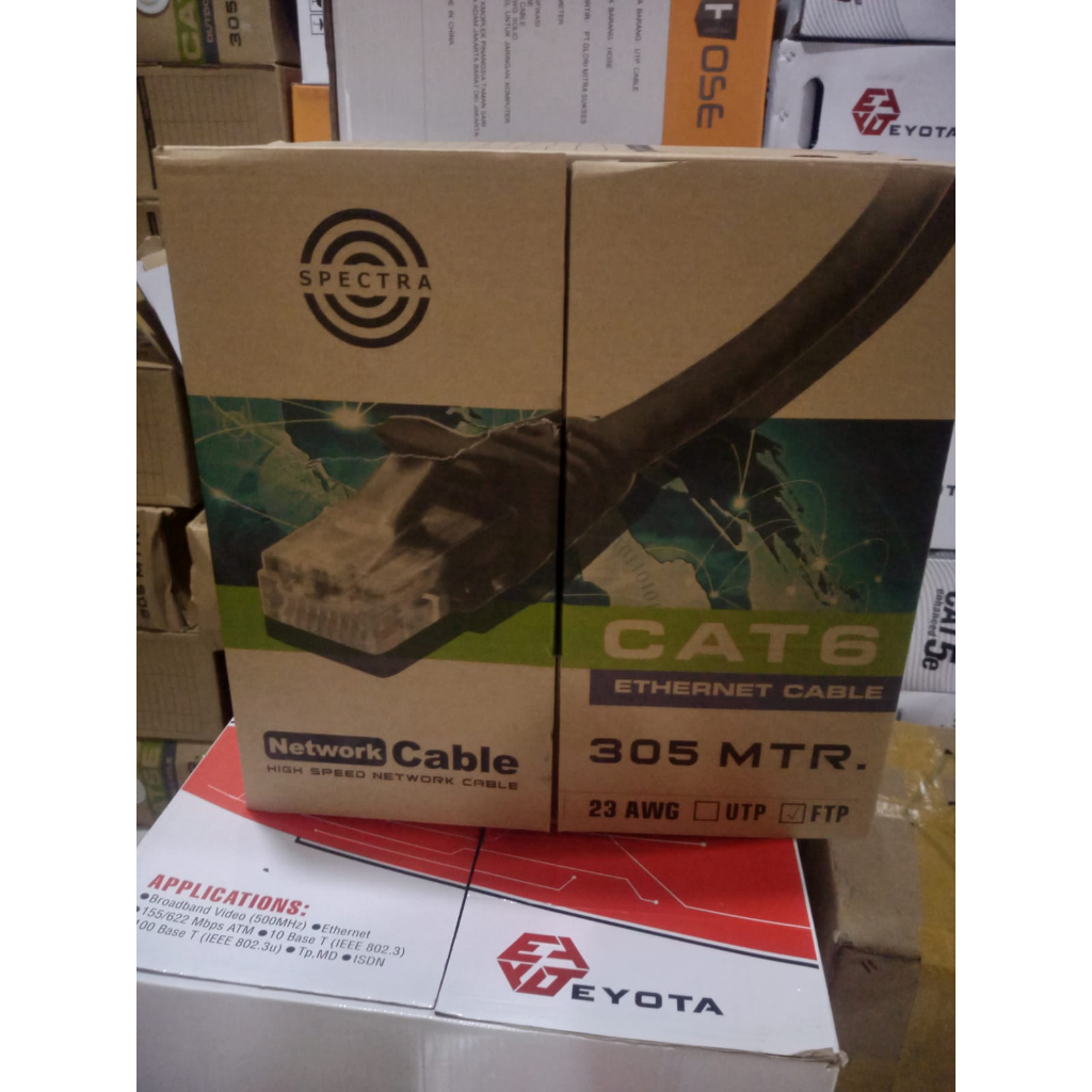 KABEL LAN OUTDOOR FTP CAT6 SPECTRA 305M