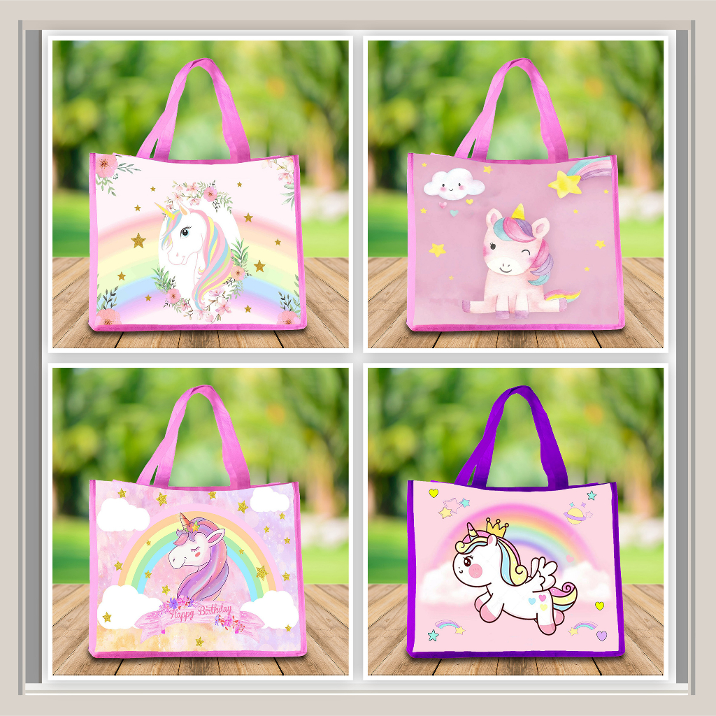 

Tas Ultah / Tas Ulang tahun Anak / Goodie Bag Unicorn