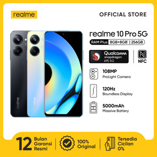 [Pre Order] realme 10 Pro 5G 8GB+8GB*|256GB (120Hz Boundless Display | 108MP ProLight Camera | Snapdragon 695 5G Chipset | 5000mAh Battery | 33W SUPERVOOC Charge)