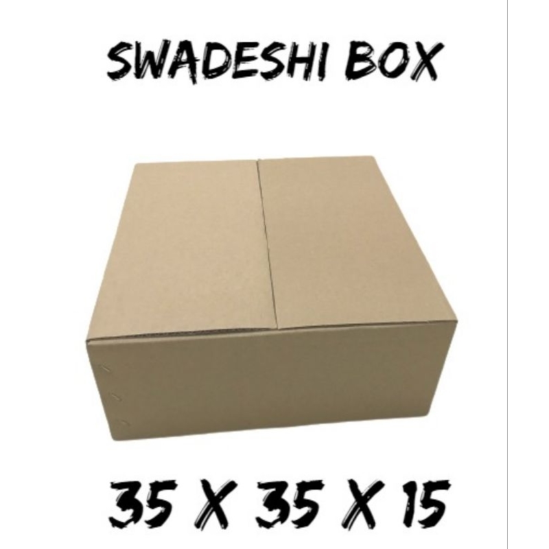 

kardus/karton/box uk. 35x35x15 cm untuk packing singlewall polos