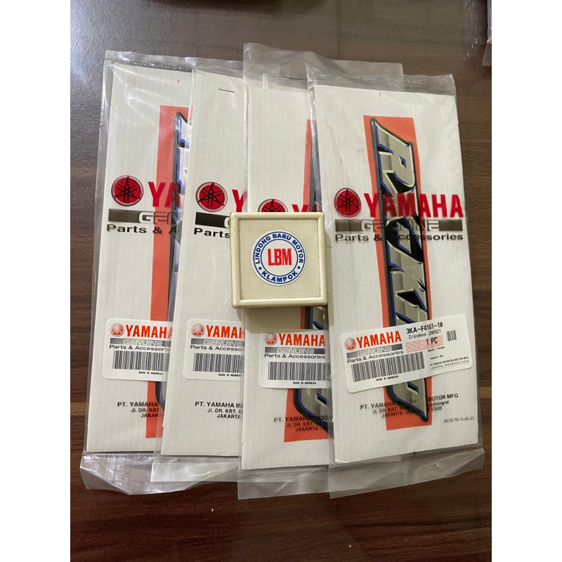 Emblem Logo Sticker Rxking 2003 Biru Bagian Bok Dop Aki Bagian Tangki 2002 Hijau Original 3KA-F4161-