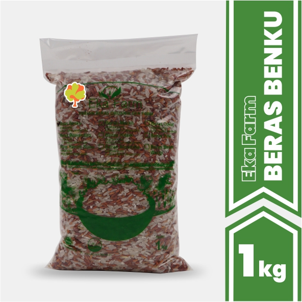 

Beras Diet Benku Organik Eka Farm Kemasan 1kg Non Vakum