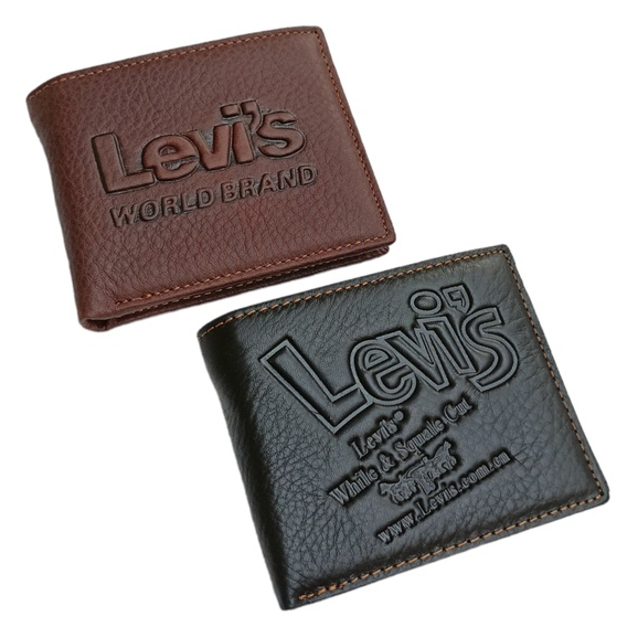 Dompet Lipat Dua Dompet Kulit Asli Dompet Pria High Quality
