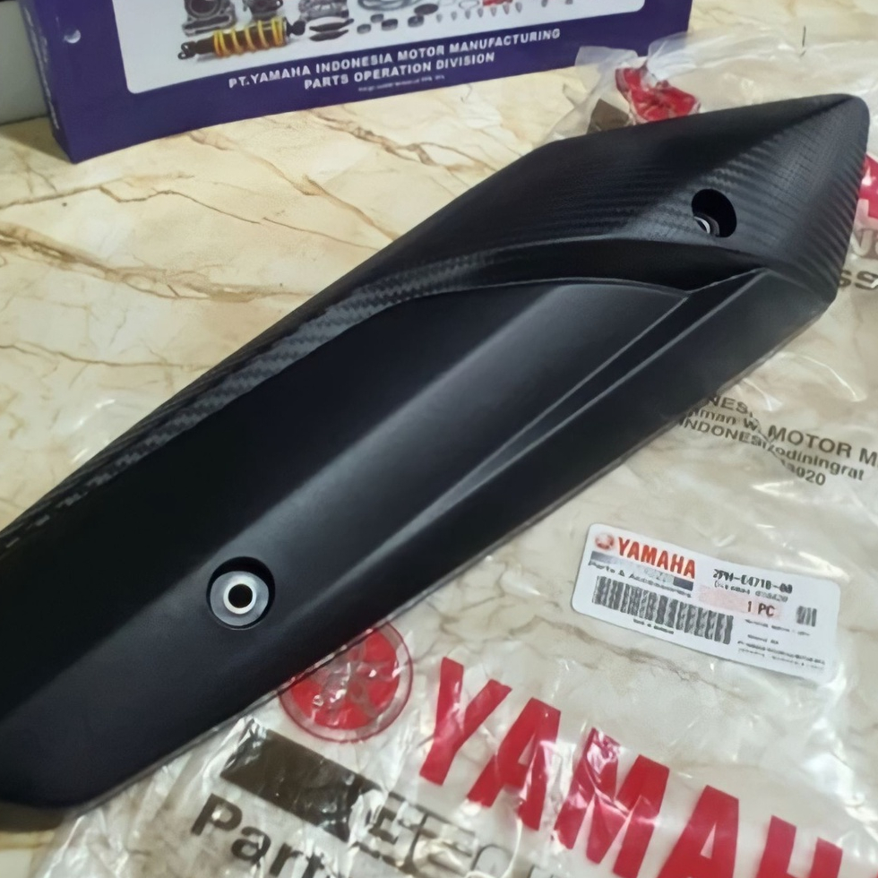 COVER TUTUP TAMENG PELINDUNG KNALPOT SOUL GT 125 2015 ASLI ORI YAMAHA 2PH E4718 00