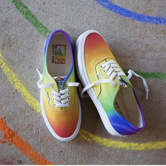 VANS AUTHENTIC &quot;DALLAS CLAYTON&quot; RAINBOW ORIGINAL 100%