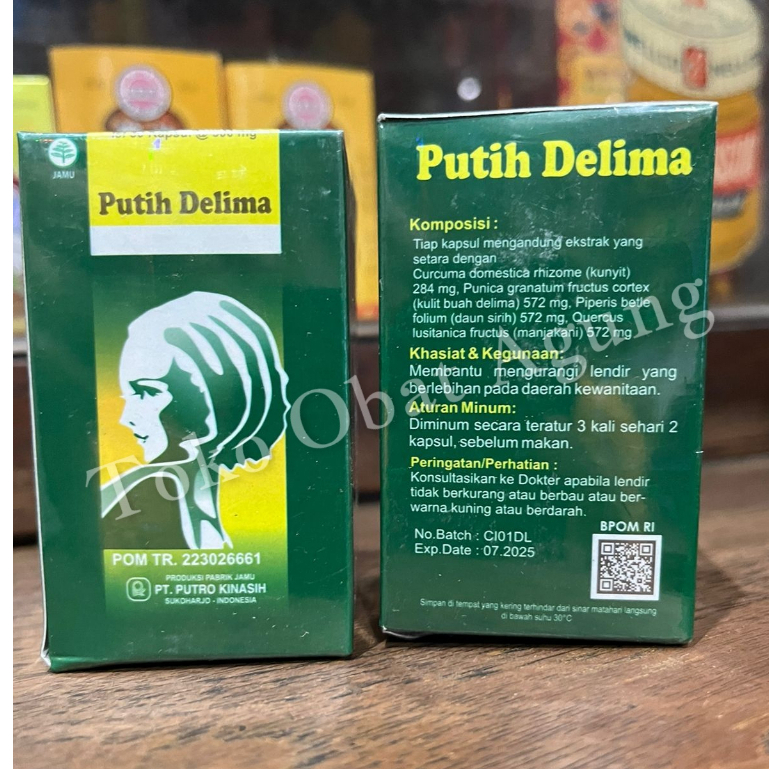 Jamu Putih Delima. Jamu Untuk Mengurangi Keputihan & Lendir Berlebihan