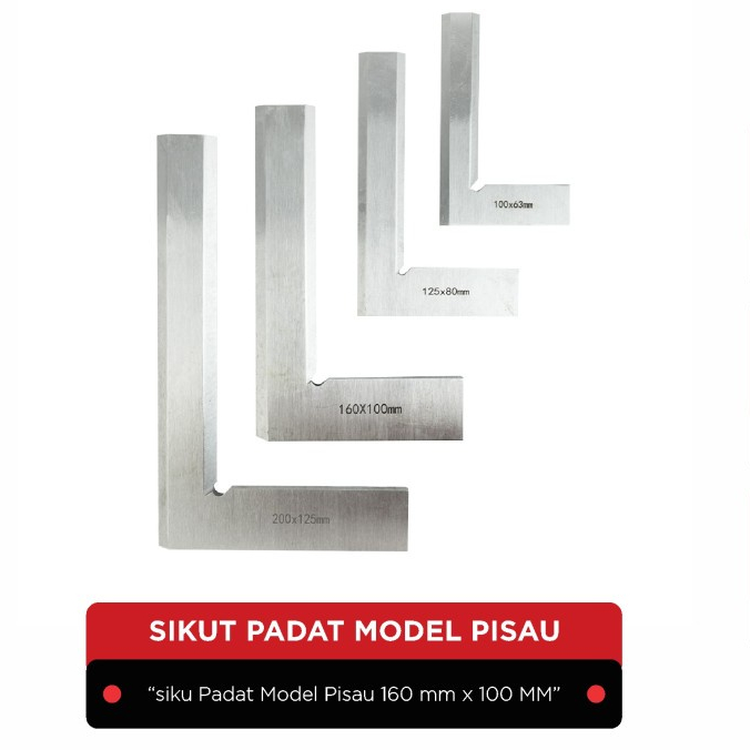 SIKU PADAT MODEL PISAU 160x100 MM