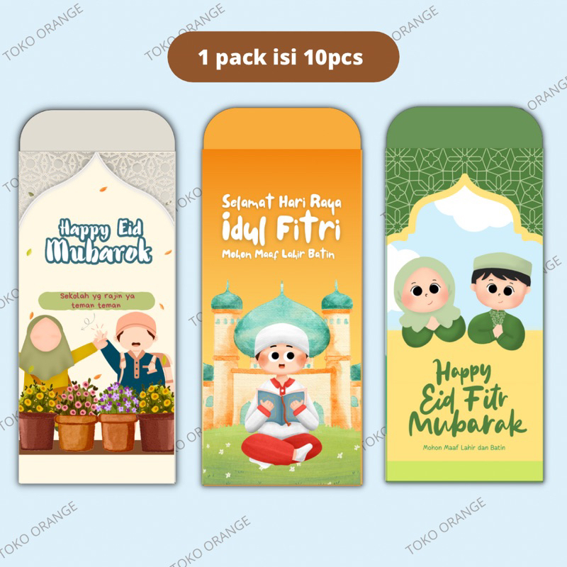 

AMPLOP LEBARAN JUMBO AMPLOP LEBARAN 10PCS AMPLOP IDUL FITRI