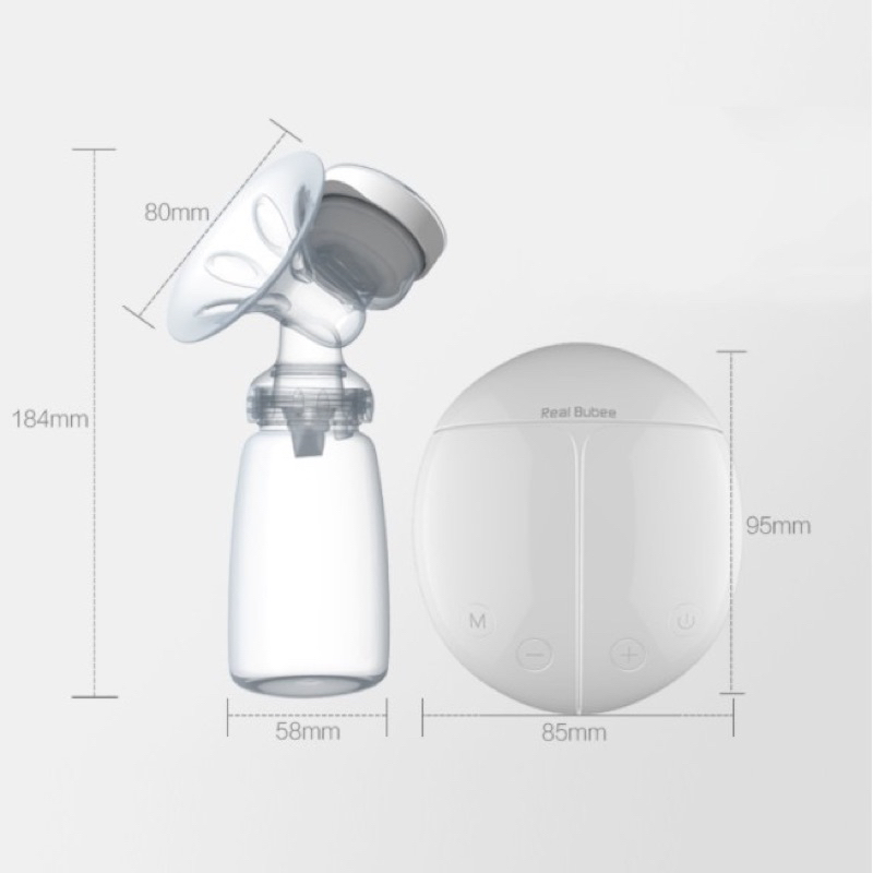 Pompa ASI Elektrik Real Bubee Original / Breast Pump Electric / Pompa ASI Otomatis 2 Botol Susu n