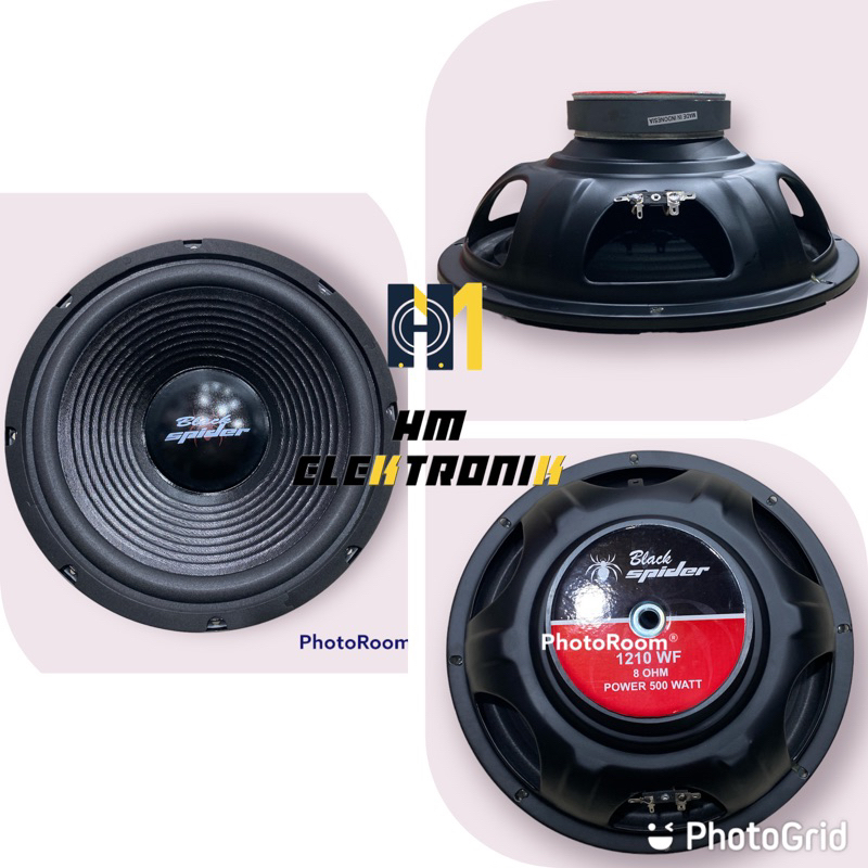 Black Spider 1210WF Speaker Blackspider 12 inch woofer