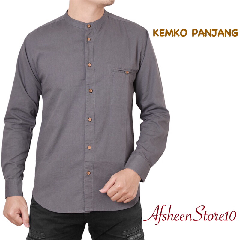 Baju Koko KEMKO Lengan Panjang Original Brand Agera