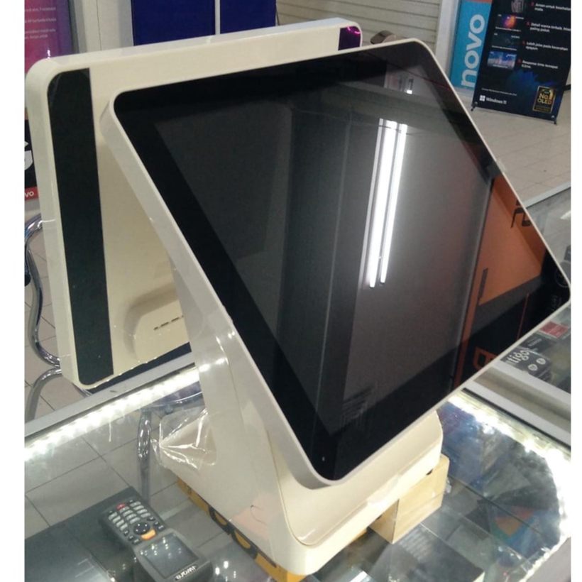 SHARKPOS DD-155 PC ALL IN ONE TOUCHSCREEN 15 INCH MESIN KASIR WINDOWS DUAL DISPLAY 15&quot;