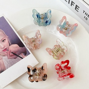 MINI BUTTERFLY HAIRCLIP JEPIT JEPITAN RAMBUT PONI SMALL KECIL KUPU KUPU-KUPU MOTIF LEOPARD MARBEL MARBLE WARNA PATTERN FAIRY ROMANTIC GIRLY GLOSSY JEDAI KOREA KOREAN STYLE HITS INSTAGRAM TREND HAIR CLIP CLIPS ANAK