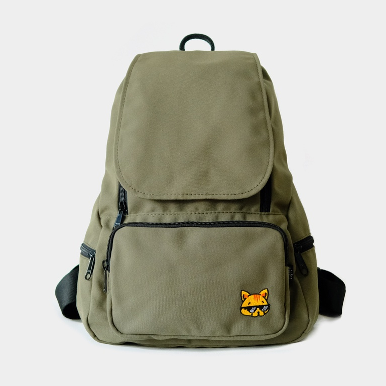 CRSL Chilo Mini Baggu | Green Army | Ransel Mini | Tas Sekolah | Mini backpack | Bag Pack | Tas Pung