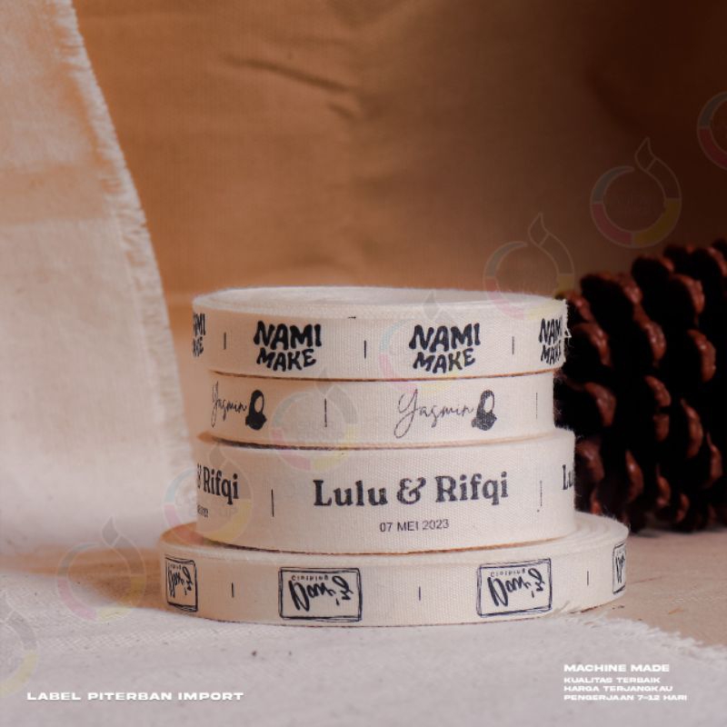

pita katin lembut (20 yard) label katun, katun halus