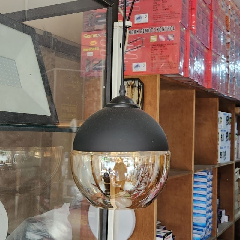 lampu gantung minimalis dual tone vintage mewah