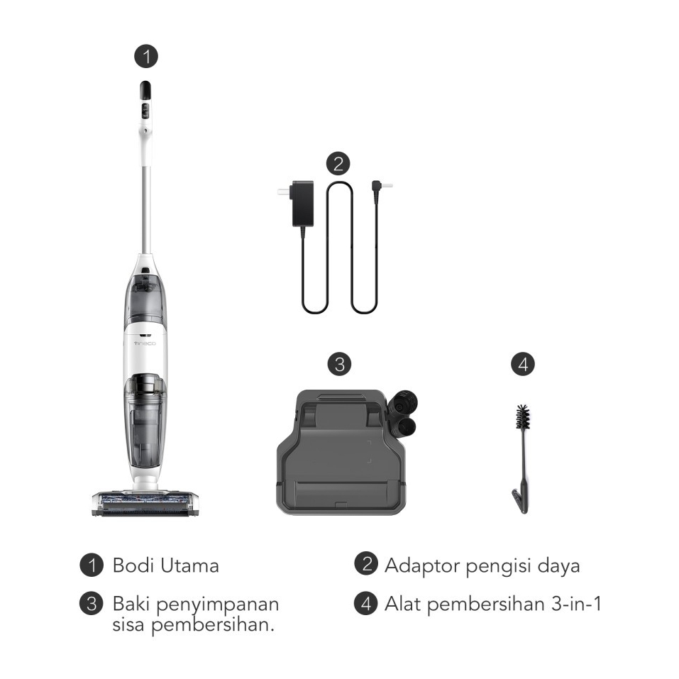 Tineco iFLOOR Wet Dry Handheld Vacuum Cleaner Floor Washer Scrubber