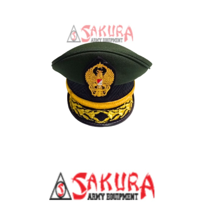 Miniatur Mobil Miniatur Topi Pet TNI AD