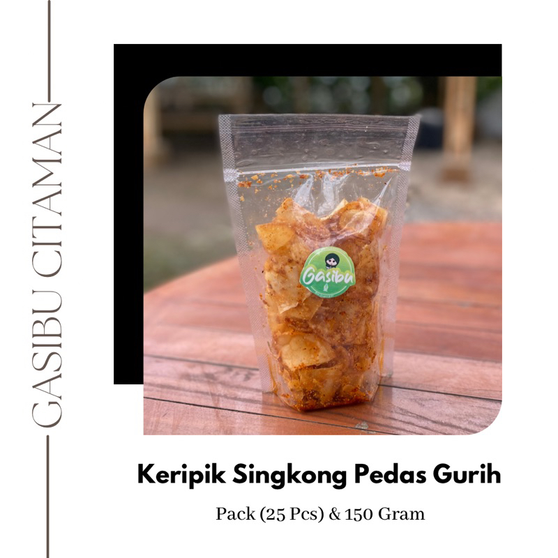 

Keripik Singkong Pedas Gurih | Snack Gasibu Citaman