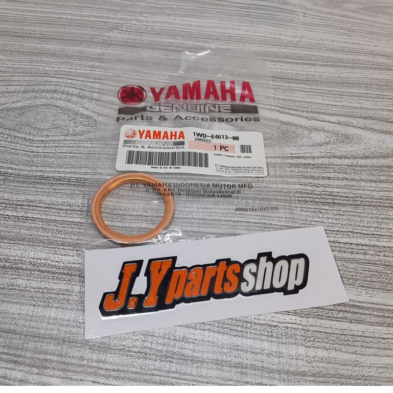 GASKET PAKING FIBER ASBES KNALPOT R25 MT25 XMAX X MAX 250 ORIGINAL YGP 1WD-E4613-00