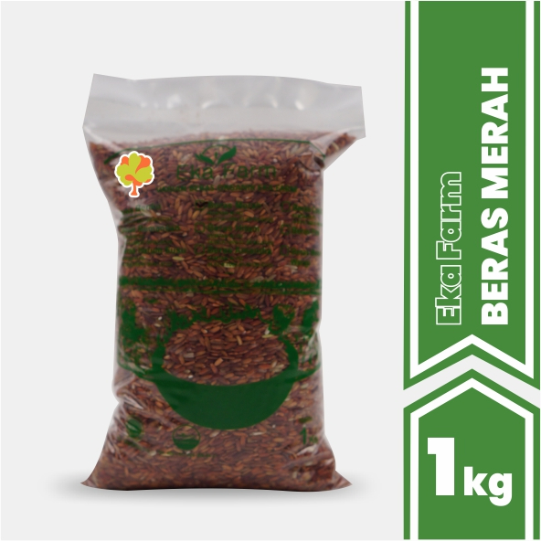 

Beras Merah Organik 1 Kg Non Vakum Eka Farm