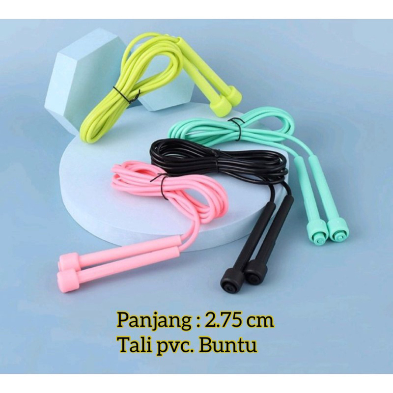 skipping sprintel jump rope plastik pvc