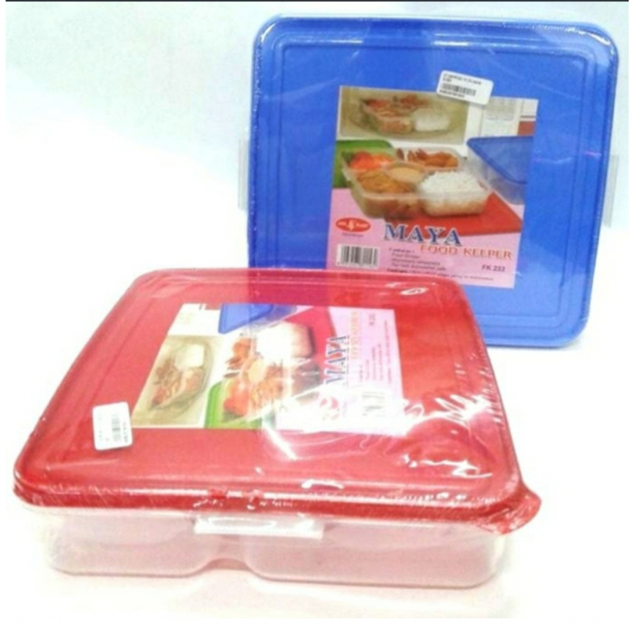 (EKSPEDISI) Kotak makan / rantang makan sekat 5 Maya food keeper FK233 Owl