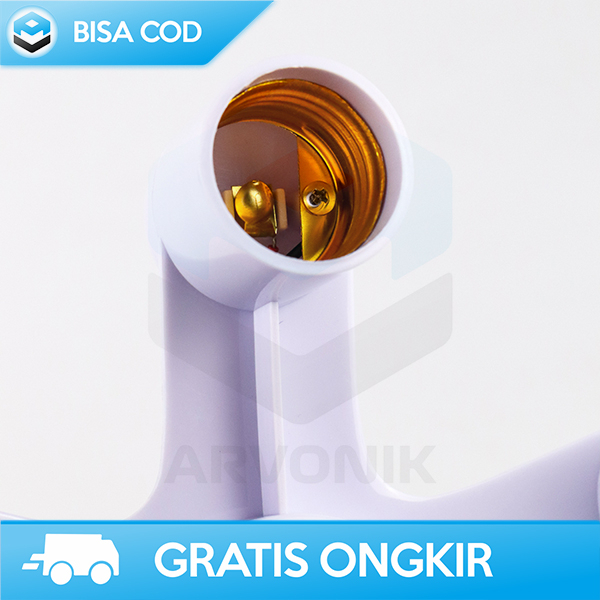 FITTING BOHLAM LED 5 CABANG MERK TAFFLED SOCKET E27 HIGH QUALITY 220V