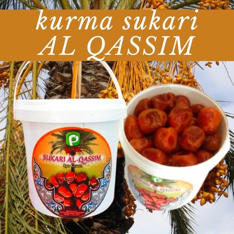 

READY KURMA SUKARI AL-QASSIM KEMASAN EMBER 850 GRAM