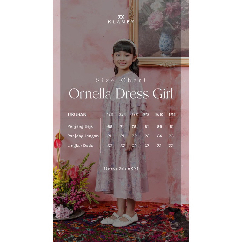 Ornella Dress Girl Gardenia