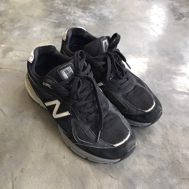 ⭕️Nb 990 v4 black sz 42.5/27cm 935k⭕️