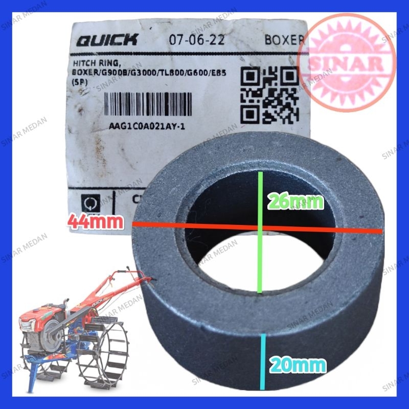 Hitch Ring Traktor Tangan - Ring Pen Luku Quick - G1000 - Boxer - G3000 - Vaganza