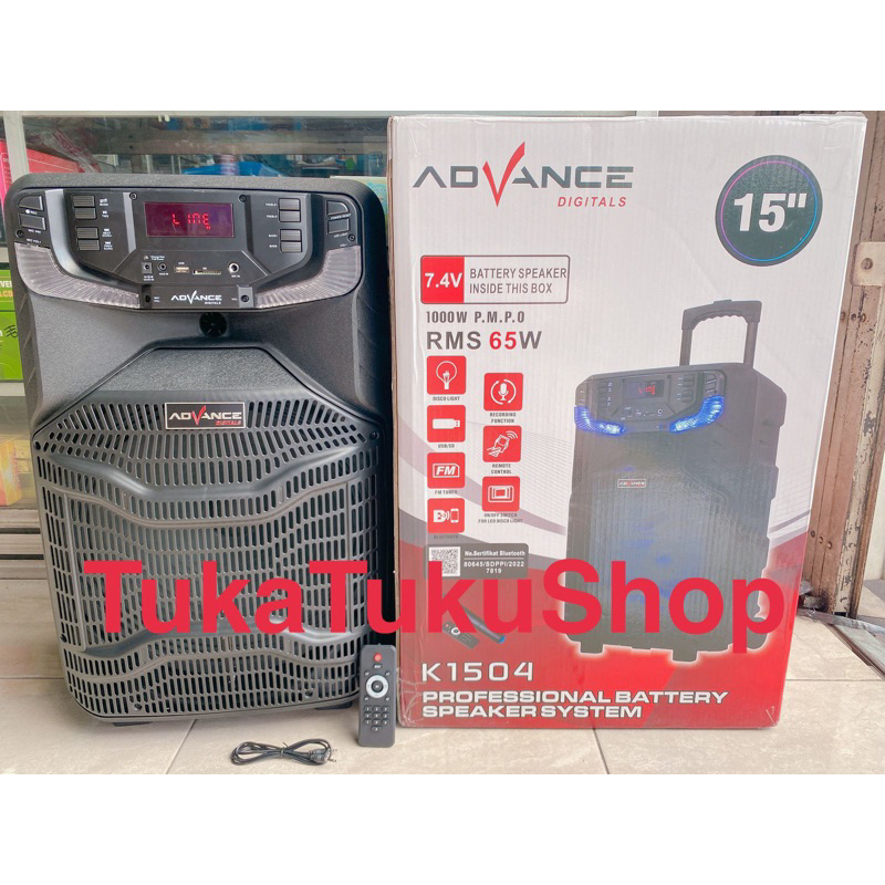 Speaker Aktif Advance Portable K 1504 K 1501 K 1502