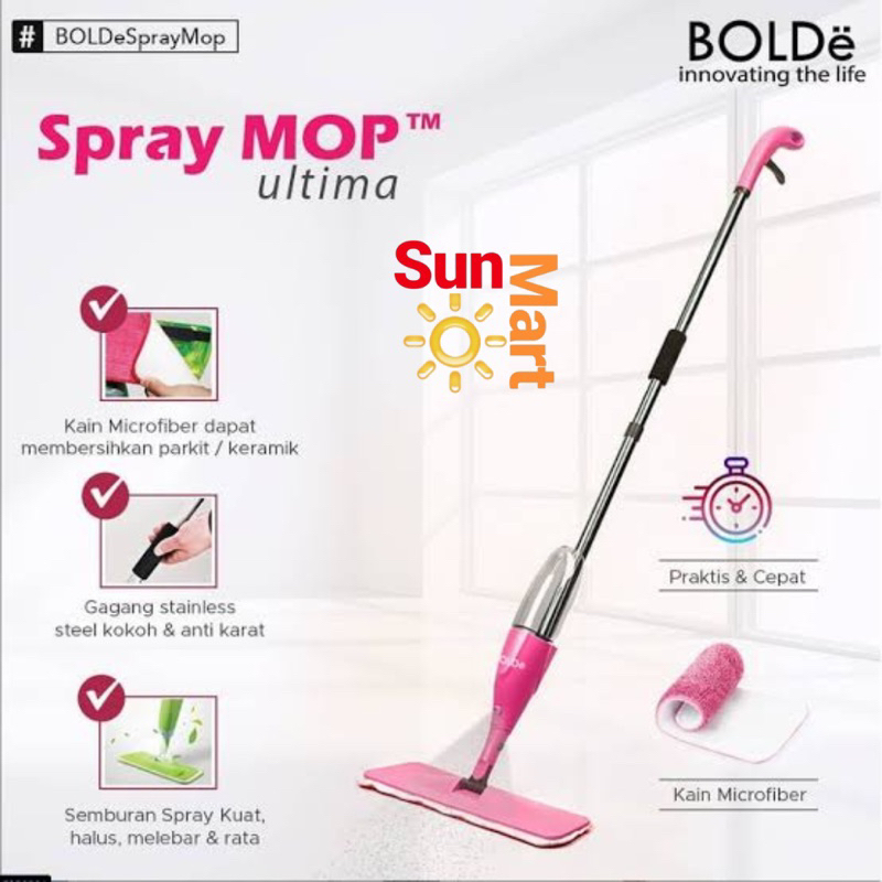 Bolde Spray Mop Ultima / Alat Pel Lantai Dengan semprot