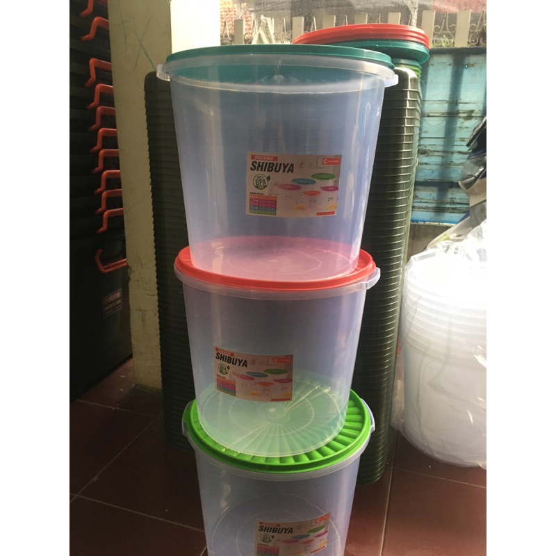 Toples 16 liter / Toples Peyek / Toples plastik 16liter / Toples kerupuk / Toples jumbo / Toples pla