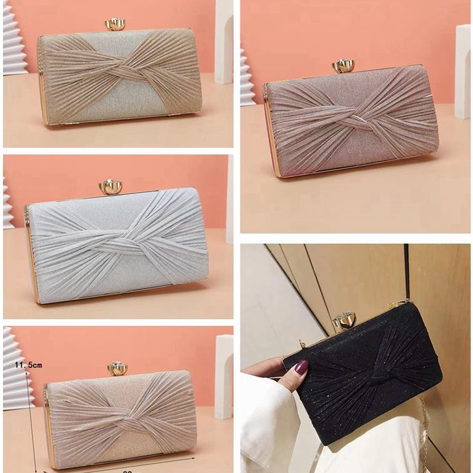 free kotak 2328, tas selempang wanita import fashion tas clucth wanita terkiniian cantik best seller termurah