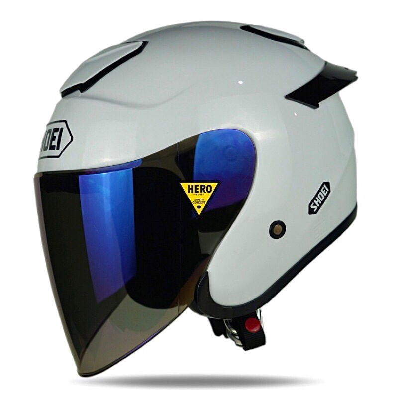 Helm shoei best sale half face