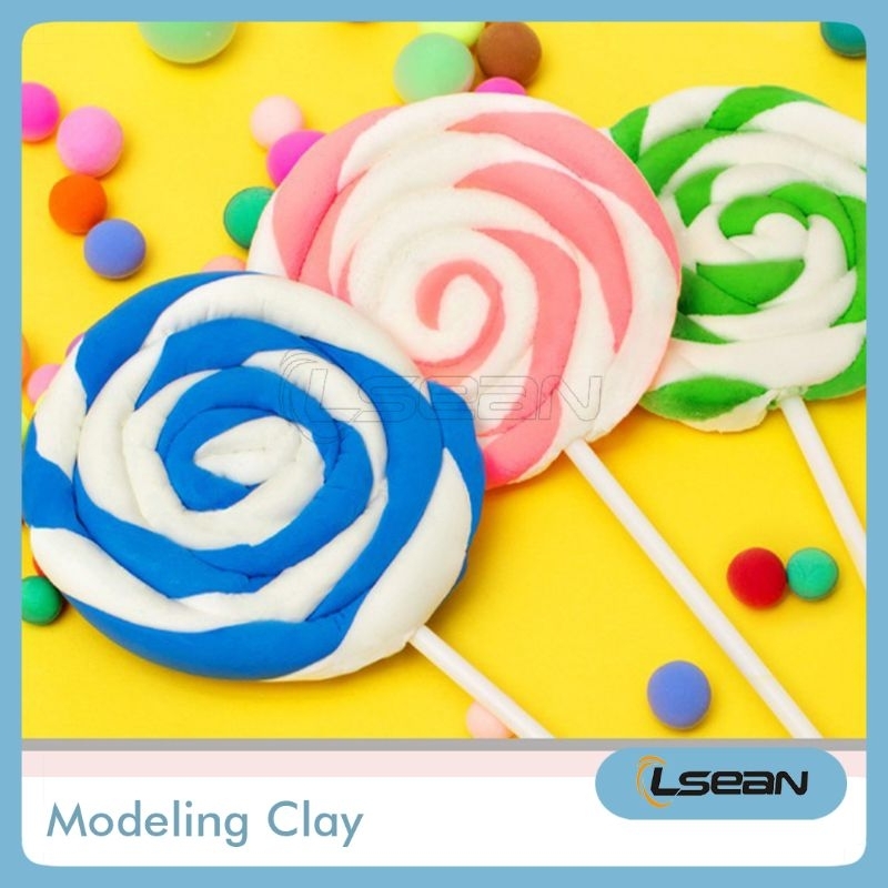 Modeling Lilin Clay 8 Warna Sculpting dan Cetakan Tanah Liat Air