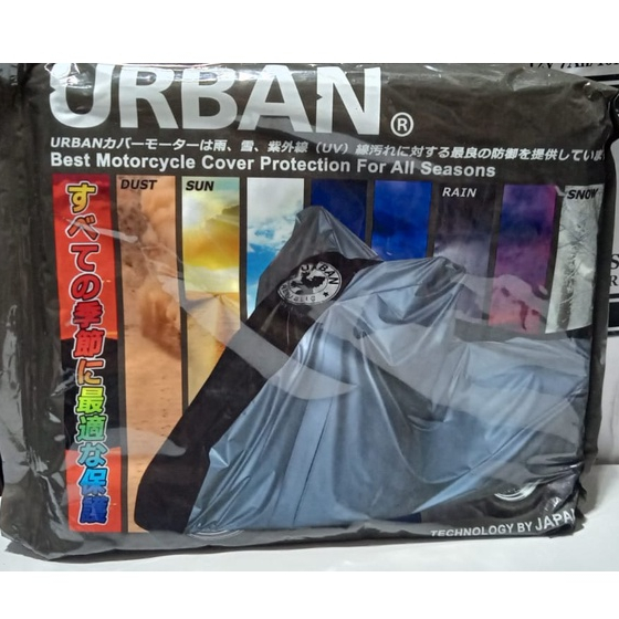 COVER SARUNG SELIMUT TUTUP MOTOR URBAN WATERPROOF MOTOR BEBEK MATIC VARIO 125 BEAT SCOOPY UKURAN STANDARD