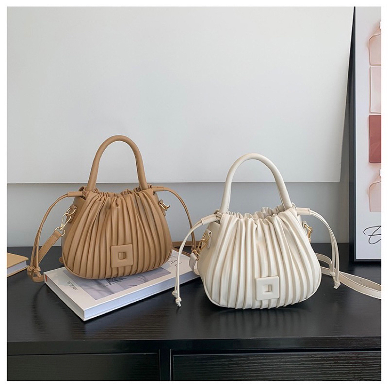 Tas Selempang Kulit Wanita Tas Cewek Bahu Handbag Mini Multifungsi BX 7028