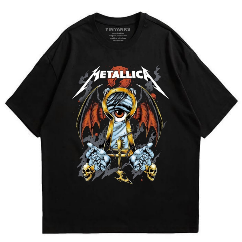 Yinyang Clothing T-Shirt Band Metallica Black